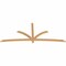 Ekena Millwork Davenport Timber Gable Bracket, Western Red Cedar, 108"W x 45"H x 1 1/2"D x 3 1/2"F, 10/12 Pitch GBW108X45X0204DAV00SWR - alternate 4